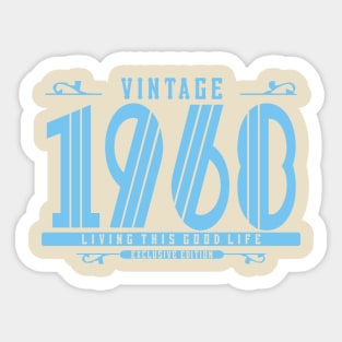 20th Birthday T-Shirt - Vintage 1960 Sticker